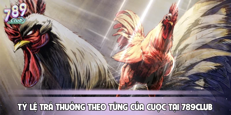Tỷ lệ trả thưởng theo từng cửa cược tại 789CLUB